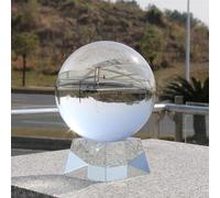 Glass Ball Transparent Crystal Ball White Color Solid Crystal Light Ball Home Decoration Ball Ornaments Photography Props,B-60mm