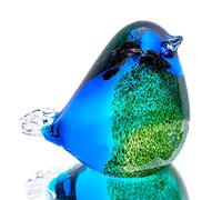 Glass Bird Handmade Blown Glass Animal Figurine Collection Showpiece Sculpture For Home Office Decor