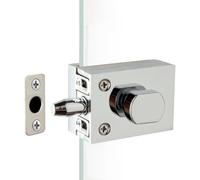 Glass Cabinet Lock | No Drill Anti-Theft Security Zinc Alloy