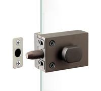 Glass Cabinet Lock | No Drill Anti-Theft Security Zinc Alloy