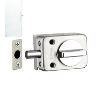 Glass Cabinet Lock | No Drill Anti-Theft Security Zinc Alloy