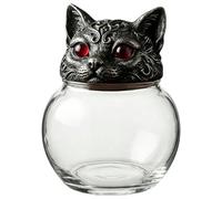 Glass Cat Head Jar Vintage Pepper Container Cat Jar Vintage Pepper Containe