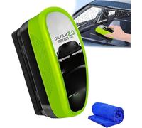 Glass Cleaner - 2025 New Auto Glass Degreaser & Oil Film Cleaning Brush Set, Windshield Polish & Window Cleaner for Ultimate Clarity