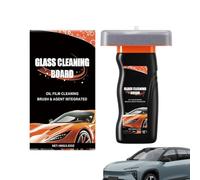 Glass Cleaning Board | 100g Cleaner | Car Glass Oil Film Cleaner,for Automotive Improves Clarity Visibility Driving
