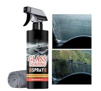 Glass Cleaning Spray, Window Cleaner, 6.7 Inches Bottle Agent for Morning Windshield, Daily Commute Winter Highway Car Garage Outdoor, Transparent, Easy Use