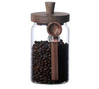 Glass Containers - Glass Containers with Lids | Wide Mouth Simple and Elegant Glass Jar, Food Storage Safe Food-Grade Food Jars & Canisters with Good Sealing, Simple and Elegant Glass Jar Set