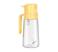 Glass Cooking Oil Sprayer 2 in 1 - Portable Oil Dispenser | Refillable Spray Bottle for Olive Oils, Vinegar, and Sauce, Compact Kitchen Accessory for Air Fryer, Salad Preparation, Roasting, Grilling