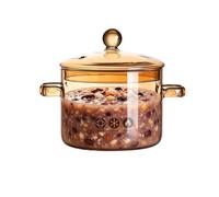 Glass Cooking Pot | Heat Resistant Saucepan - Simmer Soup Pot