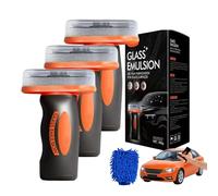 Glass Emulsion Cleaner, Glass Emulsion Shower, Glasses Oil Film Remover, Automotive Oil Film Cleaners, Glasscleaner Car Windows Mirrors, Improve Clarity and Visibility (3Pcs)
