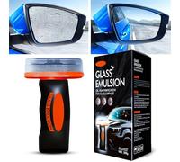 Glass Emulsion Cleaner, Q4 Glass Guard - Q4 Glasss Cleaner, Automotive Oil Film Cleaning Brush, Clear Vision Glasss Cleaners, Universal Glasss Cleaning Wipe Board (*1)