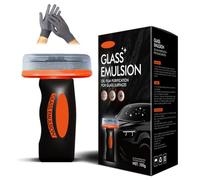 Glass Film Cleaning Brush, Glass Emulsion Cleaner, Handheld Glas Oil Film Remover, Automotive Oil Films Cleaning Brush for Car Window (1Pcs)