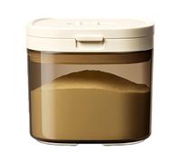 Glass Food Storage - Travel Containers | 400ml Glasses Meal Prep Containers with Quick Access, Pantry Jar with Portable Storage Box, Food Jars with Closure, Foods Canister for Snacks & Meals