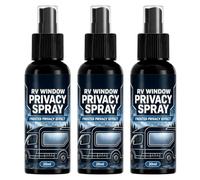 Glass Frosting Spray - Frosted Glass Spray Paint | 30ml Privacy Agent | Frosted Glass Spray Paint Translucent 3 Pieces Anti-Glare Easy Spray Campervan Privacy Night Privacy Soft Light