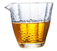 Glass Gong Dao Bei, jarra de leche/Cha Hai para té chino Gong Kung Fu Jarra para compartir taza de té G-D-B1 (170 ml)