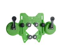 Glass Hole Saw Positioning Fixture | 4-83mm Adjustable Drilling Guide Kit | Double Suction Cup Power Tool Jigs for Ceramic Tile & Glass | Heavy Duty ABS Drill Bit Guides fors Accurate Alignment