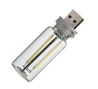 Glass Lamp - Vintage LED Touch Control Warm Lighting 1Pcs 2.75" | No Glare Dimmable Ambient Desk Lamp, Glowing Bedside Table Light, Room Accent | For Bedside Bedroom Office Nursery