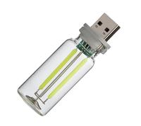 Glass Lamp - Vintage LED Touch Control Warm Lighting 1Pcs 2.75" | No Glare Dimmable Ambient Desk Lamp, Glowing Bedside Table Light, Room Accent | For Bedside Bedroom Office Nursery