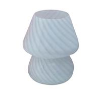 Glass LED Desk Lamp Mushroom Shaped Table Lamp Table Lights Decor Bedroom Bedside Kids Room Desk Table Lamp Decoration B