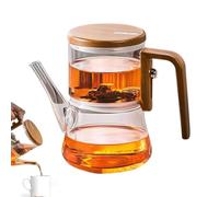 Glass Magnetic Tea Pot - Removable Infuser, Press Control System | Sturdy High-Temperature Resistant Teapot for Brewing Loose Tea, Flower Tea, and Teas with Ease perfect brew every time