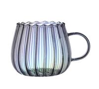 Glass Mugs Tea Cups - Large Coffee Cups, Milk Beverage Glass, 2.95*2.36*3.15 inches Hot Drink Serveware for Soda Water, Cold Juice Mug | Clear Tea Mug Collection, Strong Dishwasher Safe Cup