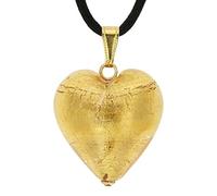 Glass Of Venice Colgante Corazón de Murano - Oro Rosa