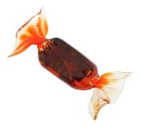 Glass Of Venice Murano Glass Candy - Adorno Decorativo de Cristal Rojo Plateado para Fiesta, obsequios, árbol de Navidad Hecho a Mano en Venecia, Italia