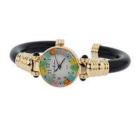 Glass Of Venice Reloj Brazalete Murano Millefiori - Oro Negro Multicolor