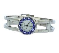 Glass Of Venice Reloj Murano Millefiori con Brazalete de Metal