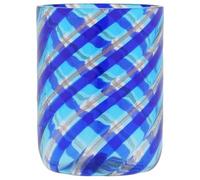Glass Of Venice Vaso de chupito italiano de cristal de Murano de 2 onzas, diseño filigrana, azul, vaso para licor, limoncello, tequila, vodka, sake hecho a mano en Venecia, Italia