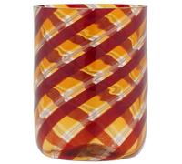 Glass Of Venice Vaso de chupito italiano de cristal de Murano de 2 onzas, diseño filigrana, rojo, vaso para licor, limoncello, tequila, vodka, sake hecho a mano en Venecia, Italia