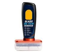 Glass Oil Film Remover for Car - Clear Remover With Cleaning Board, Car Window Cleaner Paste, Automotive Windshield Degreasing Cream | Auto Paste for Safe Driving Water Spots Exterior