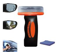 Glass Oil Film Remover for Car,Removes Oil Film & Smudges,Handle Oil Film Remover for Automotive Windshield/Window/Mirror Cleaning,Improve Windshield Clarity for Safe Driving (1 Pcs)