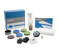 Glass Polish Kit de eliminación de rayones de vidrio PRO de 75 mm para pulido profesional de vidrio. Elimina rayones, marcas de ácido y daños por agua, restaurando la claridad original.