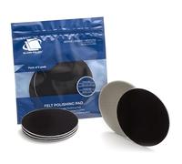GLASS POLISH PRO Almohadillas de Pulido de Fieltro 130 mm - Paquete de 5