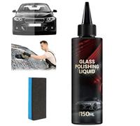 Glass Polishing Liquid,Car Compound Windshield Oil Film Remover,Anti-Fog Hydrophobic Coating Remover for Swirls Wiper Marks