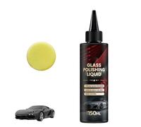 Glass Polishing Liquid,Car Glass Oil Film Remover,Car Compound Windshield Oil Film Remover for Anti-Fog Hydrophobic Coating Spray,Removes Swirls,Scratches,Wiper Marks