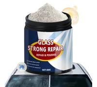 Glass Polishing Powder, Cerium Oxide Compound, 80g Professional Grade with Enhanced Formula, Restoration, Industrial Style, Scuff Remover for Windshields and Mirrors for Lenses Headlights