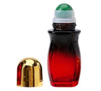 Glass Roller Bottles 50ml Refillable Oil Container - Gradient Glass Roller
