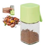 Glass Salt Shaker, Cooking Seasoning Bottle, 4.92x2.17 Inch Precise Dispensing & Versatile Usage, Barbecue Frying Condiment for Home Use, Barbecues, Fryer, Restaurant, and Kitchen