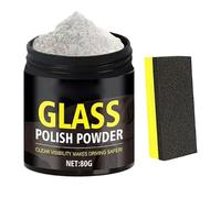 Glass Scratch Remover - 80g Cleaner Oil Film Removal Polishing Powder | Glass Scratch Repair | For Eyeglasses Paint Mirror Shower Watch Lens Automotive Detailing