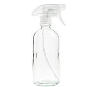 Glass Spray Bottle - Empty Refillable 16 oz Container is Great for Essential Oils, Cleaning Products, Homemade Cleaners, Aromatherapy, Misting Plants with Water, and Vinegar Mixtures for Cleaning or Cooking - Strong Reliable Trigger Sprayer with Mist and Stream Settings by Sally's Organics
