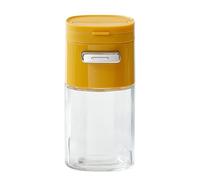 Glass Sugar Dispenser Pourer - Clear Glass Seasoning Container with Easy-Pour Lid | Ideal for Baking, Cooking, Kitchen Organization, Serving Sugar, Condiments, Pepper, Spices, Cafes, and Home Use