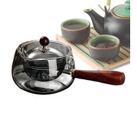 Glass Teapot,17 Ounce Capacity Rotatable Safe Tea Kettle - 8,07 x 3,94 x 3,74