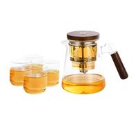 Glass Teapot with Infuser, Spout Tea Brewer, Tea Brewer Glass Teapot, Heat