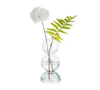 Glasseam JarróN PequeñO para Flores, Floreros De Cristal Lindos para La DecoracióN, EstéTico Florero Redondo Transparente para Tulipanes Rosas, Bud Vases Bola De DiseñO úNico JarróN De Burbujas