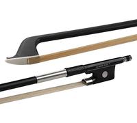GLASSER Arco de violonchelo, Carbono Grafito, Made in USA, 4000X-44, Cinta de niquel-plata, para 4/4 Violonchelo