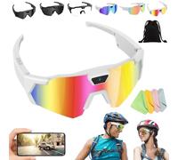 Glasses 4K Baseball Sunglasses With Camera,2026 New Smart Camera Gafas de Cámara, Deportes al Aire Libre HD Grabación Vídeo, Pequeña Cámara de Acción, Gafas de Sol de Acción Ciclismo para Hombres y