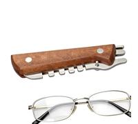 Glasses Adjuster Tool, Portable No Lipstick Optician Aid, Eyeglass Temple Curvature for Men, Women, Boys, Girls, Youth, Adolescentes, Sonidos, Daughters, and Family, Precise Easy-To-Use Eyewear