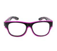 Glasses Led Genérico, Light-Up Sunglasses, Glow Eyewear, Flashing Neon Lights, Usb Recargable Frames, Enhanced Nighttime Visibility, Made Of Excelente Abs Material, 6,3 x 2,05 in