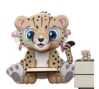 Glasses Stand - Wood, Standard Size Glasses Holder Cute And Vivid Design | Animal-Shaped Desktop Accessory, Functional Decor For Office, Home, Bedroom, Halloween, Christmas, Valentine's Day, Gifting